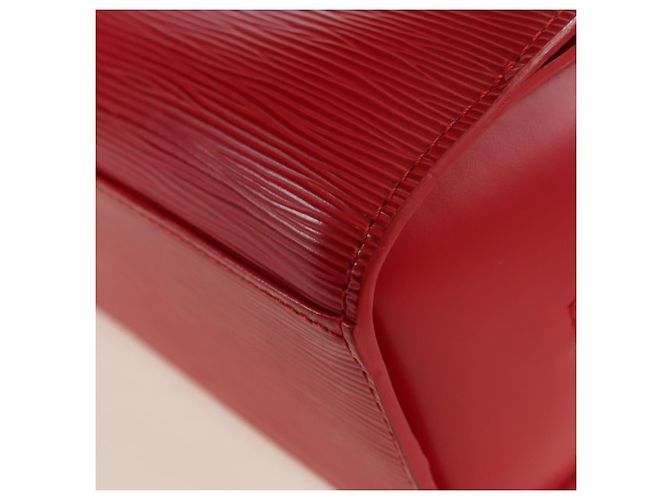 LOUIS VUITTON Borsa a Mano Epi Pont Neuf Rossa M52057 LV Auth ep14351SAV Rosso - vista 17
