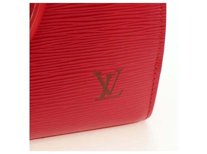 LOUIS VUITTON Borsa a Mano Epi Pont Neuf Rossa M52057 LV Auth ep14351SAV Rosso - vista 18