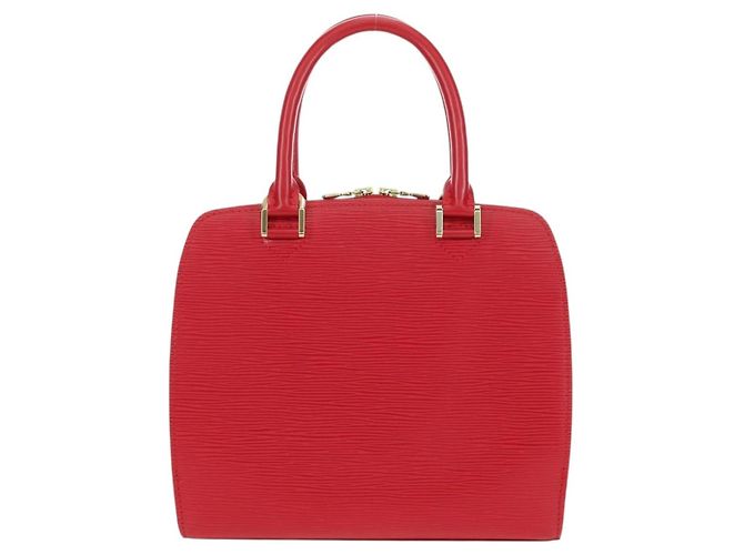 LOUIS VUITTON Borsa a Mano Epi Pont Neuf Rossa M52057 LV Auth ep14351SAV Rosso - vista 2