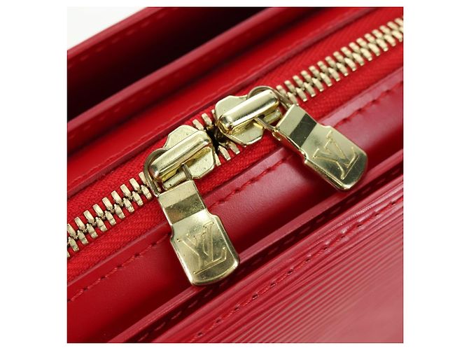 LOUIS VUITTON Borsa a Mano Epi Pont Neuf Rossa M52057 LV Auth ep14351SAV Rosso - vista 20