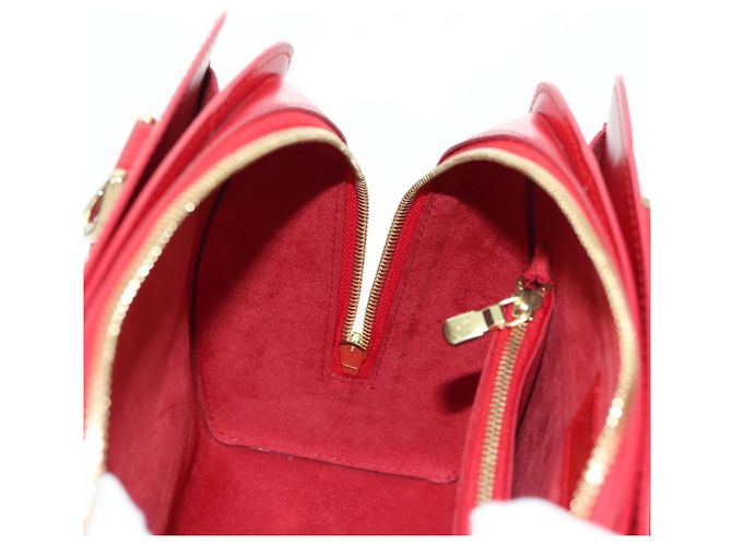 LOUIS VUITTON Borsa a Mano Epi Pont Neuf Rossa M52057 LV Auth ep14351SAV Rosso - vista 22