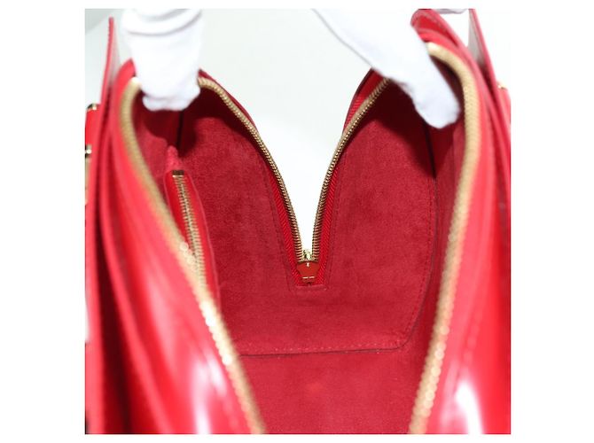 LOUIS VUITTON Borsa a Mano Epi Pont Neuf Rossa M52057 LV Auth ep14351SAV Rosso - vista 23