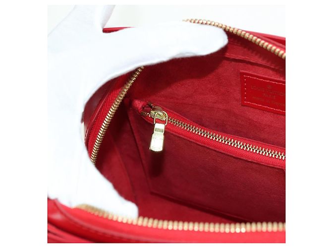 LOUIS VUITTON Borsa a Mano Epi Pont Neuf Rossa M52057 LV Auth ep14351SAV Rosso - vista 24