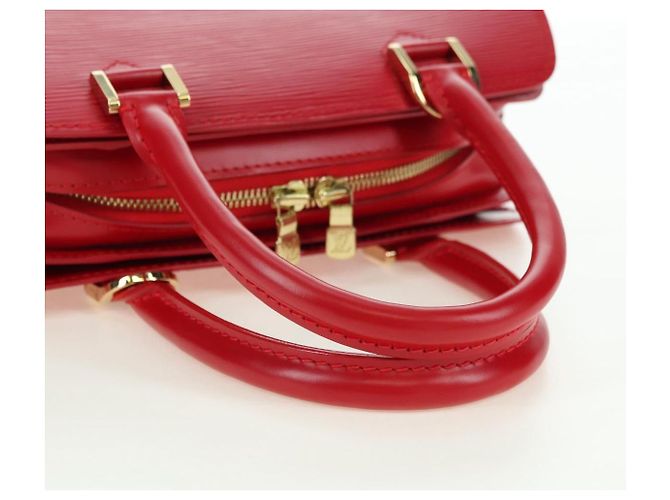 LOUIS VUITTON Borsa a Mano Epi Pont Neuf Rossa M52057 LV Auth ep14351SAV Rosso - vista 7