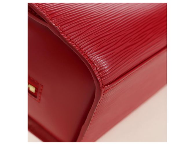 LOUIS VUITTON Borsa a Mano Epi Pont Neuf Rossa M52057 LV Auth ep14351SAV Rosso - vista 8