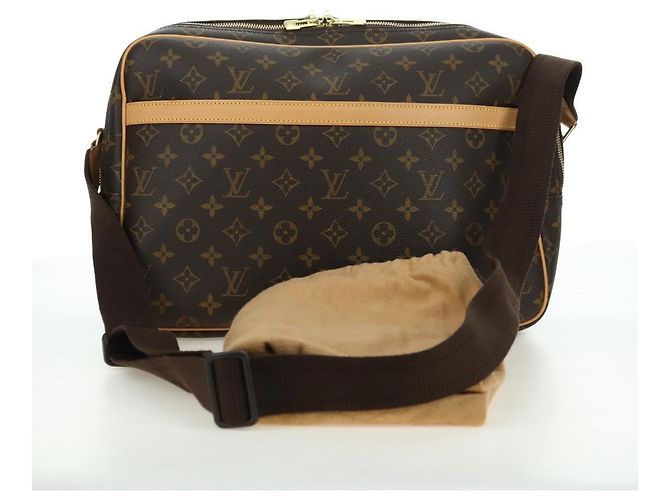 LOUIS VUITTON Borsa a Spalla Reporter GM Monogram M45252 LV Auth am11518V Monogramma - vista 12