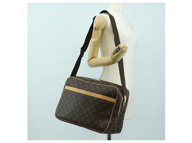 LOUIS VUITTON Borsa a Spalla Reporter GM Monogram M45252 LV Auth am11518V Monogramma - vista 25