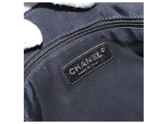CHANEL Borsa Tote Illimitata Nylon Argento CC Auth bs34865 - vista 15