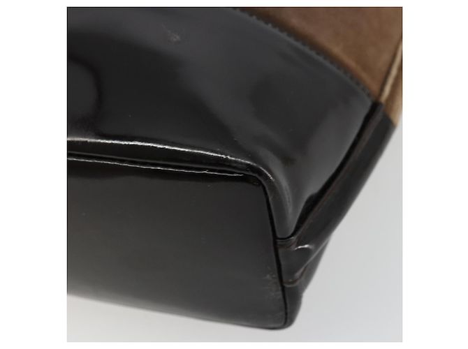 Borsa a Spalla GUCCI Camoscio Marrone 000 1013 0555 Auth bs34539 - vista 10