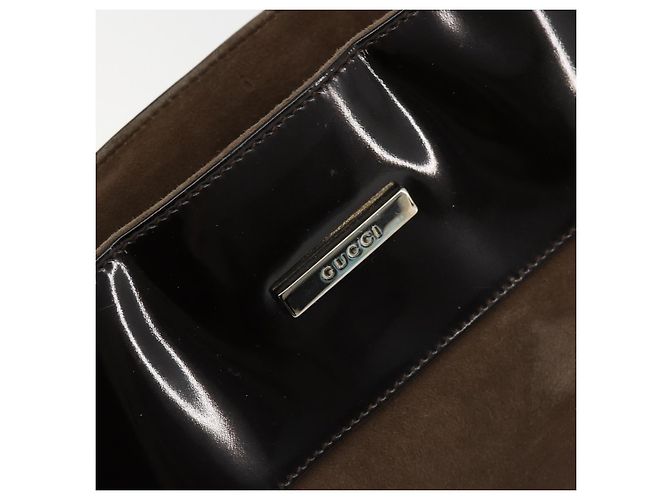 Borsa a Spalla GUCCI Camoscio Marrone 000 1013 0555 Auth bs34539 - vista 14