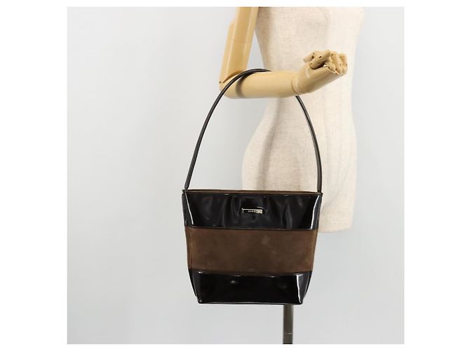 Borsa a Spalla GUCCI Camoscio Marrone 000 1013 0555 Auth bs34539 - vista 23