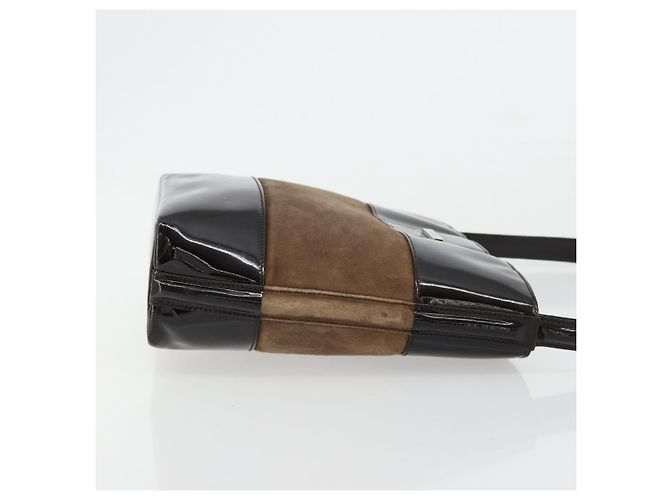 Borsa a Spalla GUCCI Camoscio Marrone 000 1013 0555 Auth bs34539 - vista 4