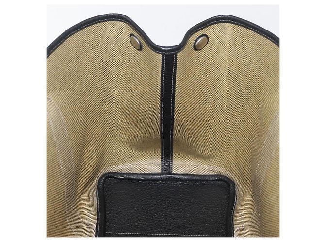 Hermès HERMES Borsa a Mano Garden Party PM Tela Beige Argento Auth bs34986V - vista 18