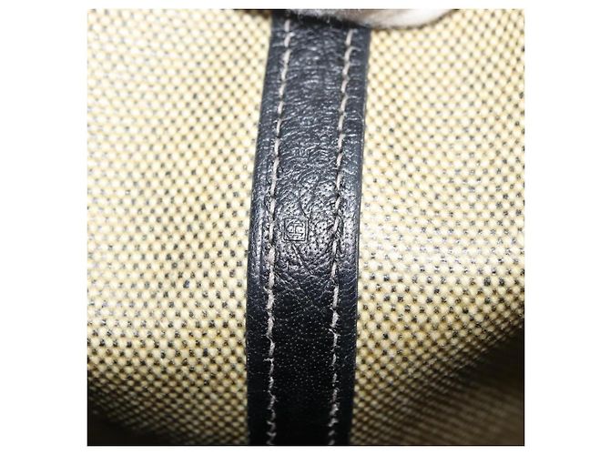 Hermès HERMES Borsa a Mano Garden Party PM Tela Beige Argento Auth bs34986V - vista 19
