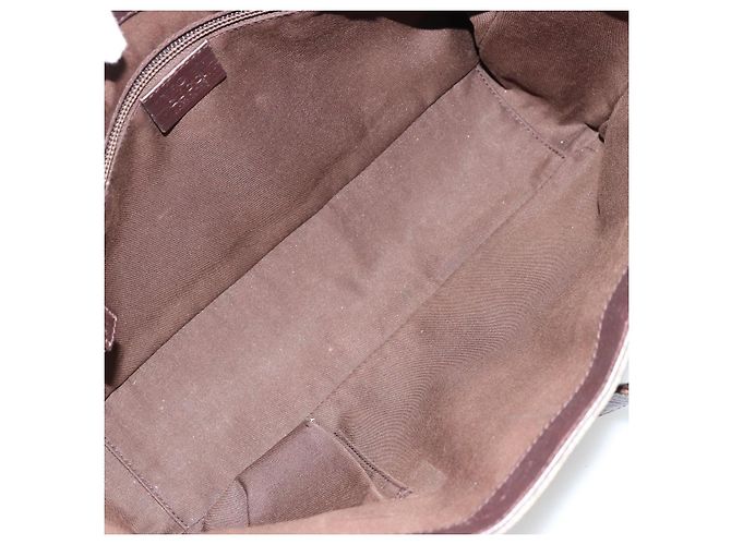 Gucci Bolso de mano GG Supreme de PVC beige 141976 Auth 178060 - vista 16
