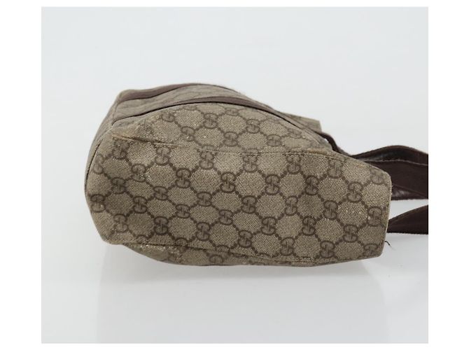 Gucci Bolso de mano GG Supreme de PVC beige 141976 Auth 178060 - vista 4