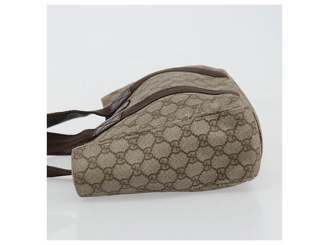 Gucci Bolso de mano GG Supreme de PVC beige 141976 Auth 178060 - vista 5