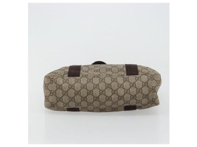 Gucci Bolso de mano GG Supreme de PVC beige 141976 Auth 178060 - vista 9