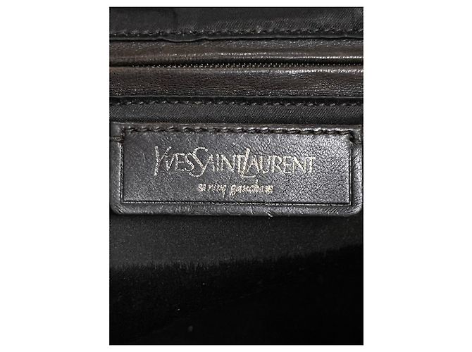 Handtasche Yves Saint Laurent Muse Two Beige Leder - Ansicht 8