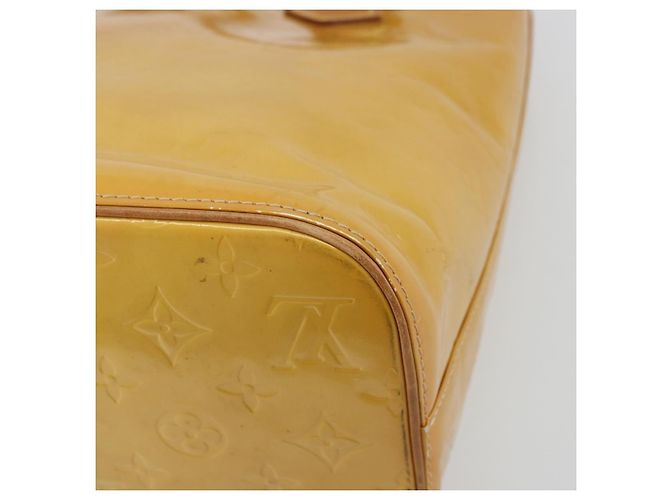 LOUIS VUITTON Borsa a Mano Monogram Vernis Houston Beige M91004 LV Auth BA12367 - vista 12