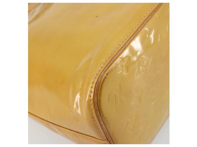 LOUIS VUITTON Borsa a Mano Monogram Vernis Houston Beige M91004 LV Auth BA12367 - vista 13