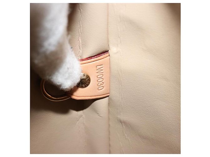 LOUIS VUITTON Borsa a Mano Monogram Vernis Houston Beige M91004 LV Auth BA12367 - vista 25