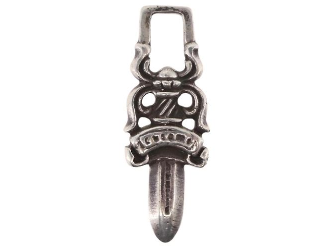 Pendente Charm Daga Chrome Hearts Top Ag925 Argento Auth 178999M - vista 2