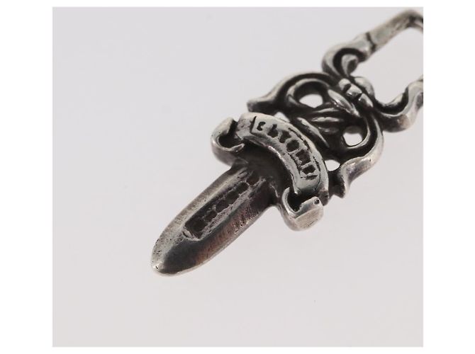 Pendente Charm Daga Chrome Hearts Top Ag925 Argento Auth 178999M - vista 4