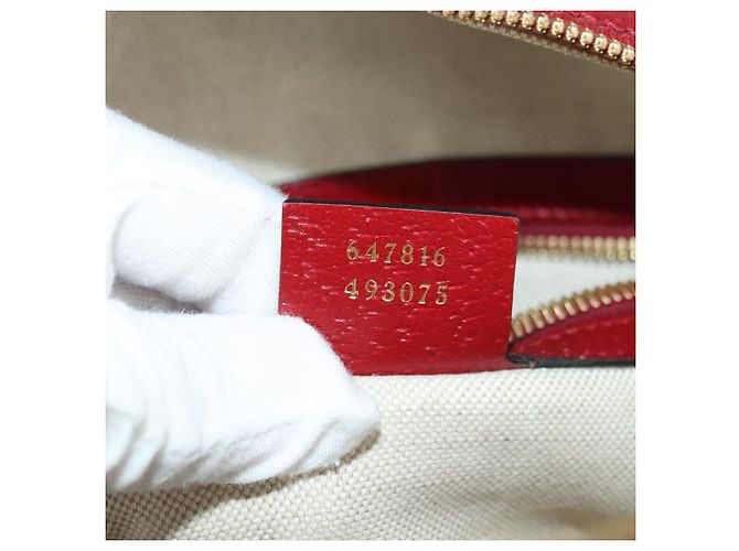 Gucci Zaino Doraemon Micro GG Supreme in PVC beige e oro 647816 Auth BA12426M D'oro - vista 27