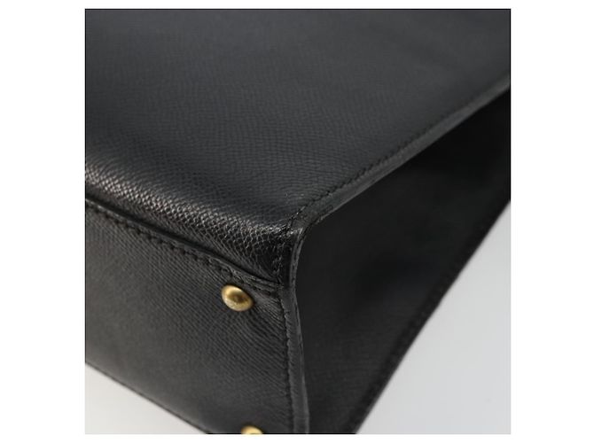 CHANEL Borsa Tote Pelle Caviar Nera Oro CC Auth 178022 Nero D'oro - vista 12