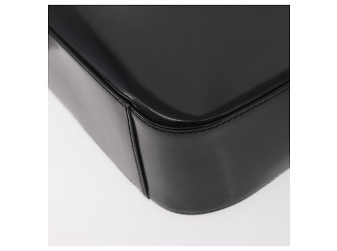 Borsa a spalla GUCCI Soho in pelle verniciata nera argento 000 0506 Auth 178524 - vista 13