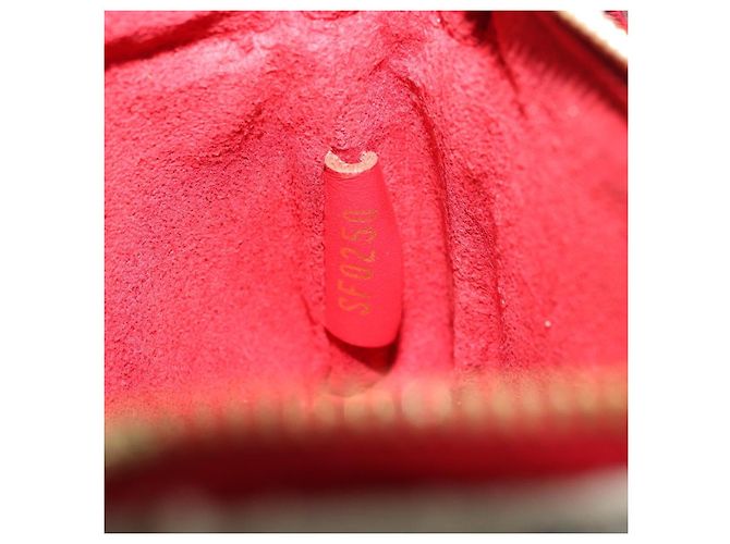 LOUIS VUITTON Mini Pochette Accessoires de Denim Monogram Azul M68760 Auth 178048A - vista 12