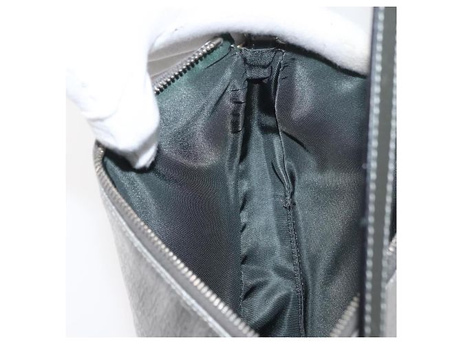 Christian Dior Trotter Canvas Saddle Accessory Pouch PVC Silver Auth ep13915A Silvery - view 17