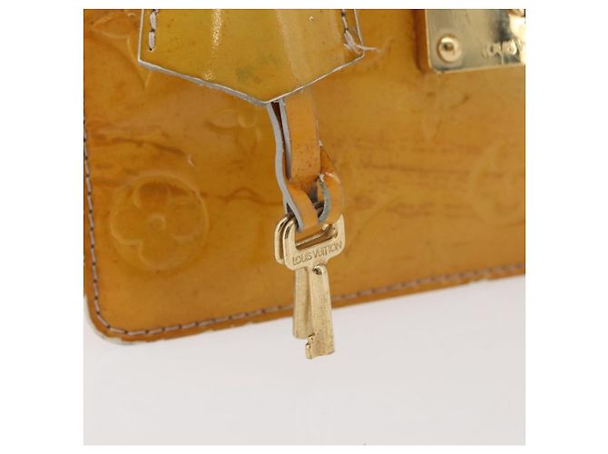 LOUIS VUITTON Monogram Vernis Spring Street Hand Bag Gris M91029 LV Auth bs34845 Grigio - vista 15