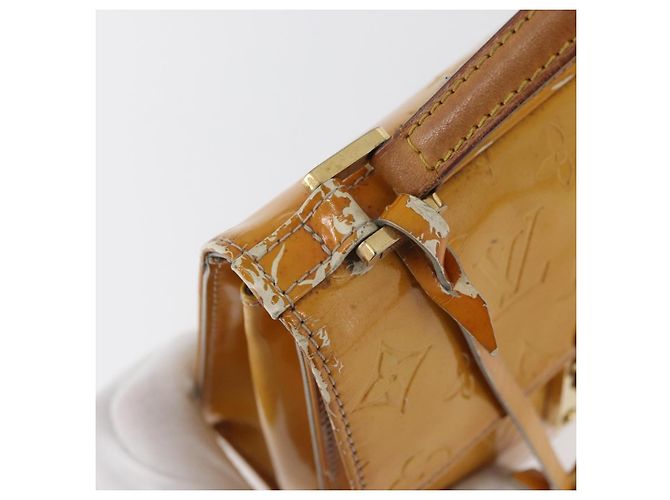 LOUIS VUITTON Monogram Vernis Spring Street Hand Bag Gris M91029 LV Auth bs34845 Grigio - vista 16