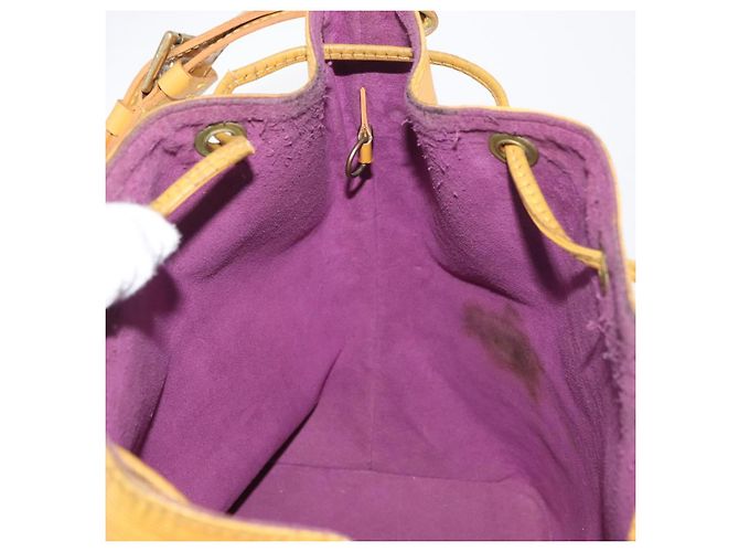 Noe LOUIS VUITTON Borsa a Spalla Petit Noé Epi Gialla M44109 LV Auth bs34985 Giallo - vista 18