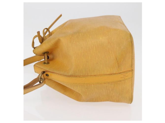 Noe LOUIS VUITTON Borsa a Spalla Petit Noé Epi Gialla M44109 LV Auth bs34985 Giallo - vista 5