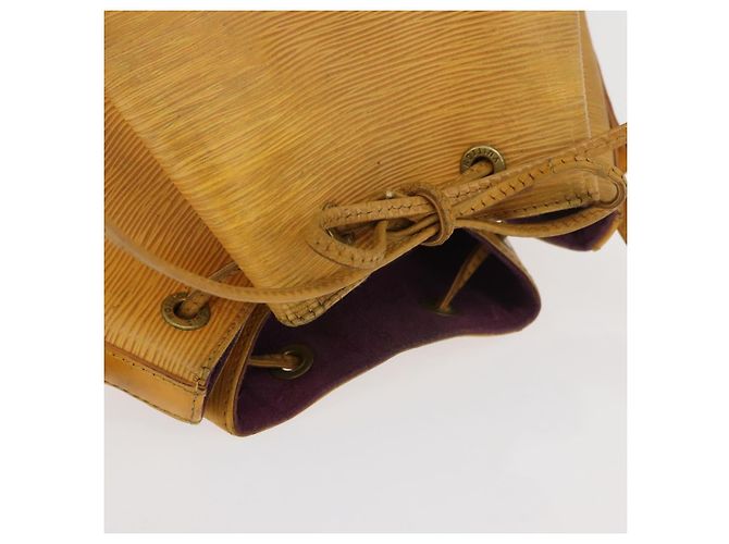 Noe LOUIS VUITTON Borsa a Spalla Petit Noé Epi Gialla M44109 LV Auth bs34985 Giallo - vista 6