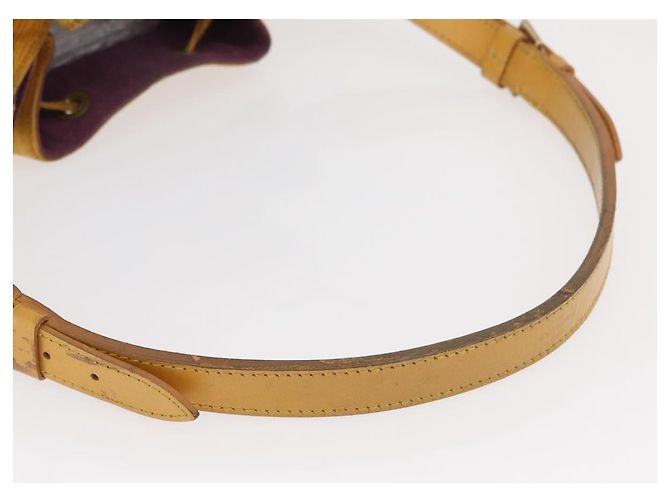 Noe LOUIS VUITTON Borsa a Spalla Petit Noé Epi Gialla M44109 LV Auth bs34985 Giallo - vista 7