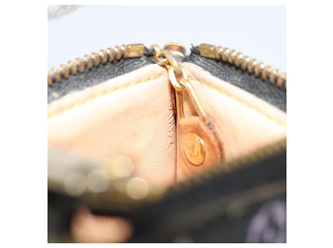 LOUIS VUITTON Monograma Multicolor Pochette Cles Bolsa Negra M13664 Auth 177361 Negro - vista 12