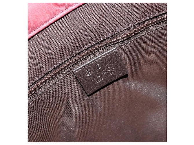 GUCCI GG Canvas Tote Bag Nylon Pink Silber 355732 Auth BA12380 - Ansicht 16