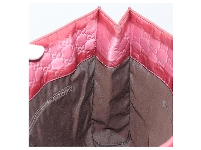 GUCCI GG Canvas Tote Bag Nylon Pink Silber 355732 Auth BA12380 - Ansicht 18