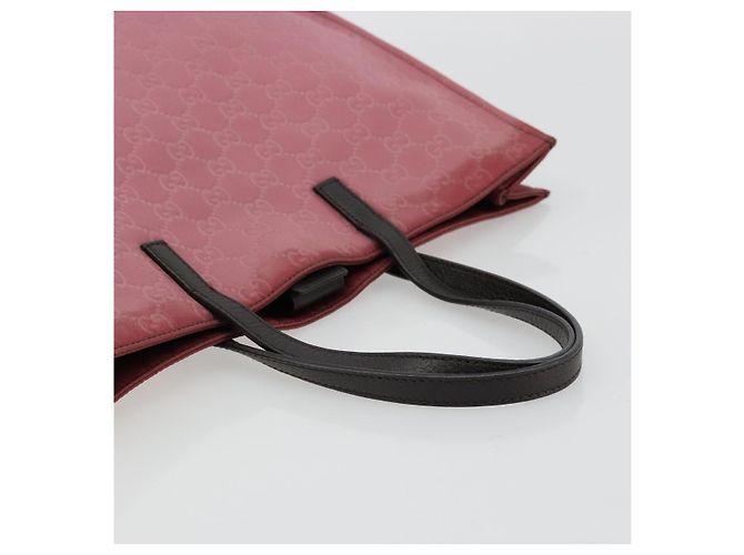 GUCCI GG Canvas Tote Bag Nylon Pink Silber 355732 Auth BA12380 - Ansicht 7