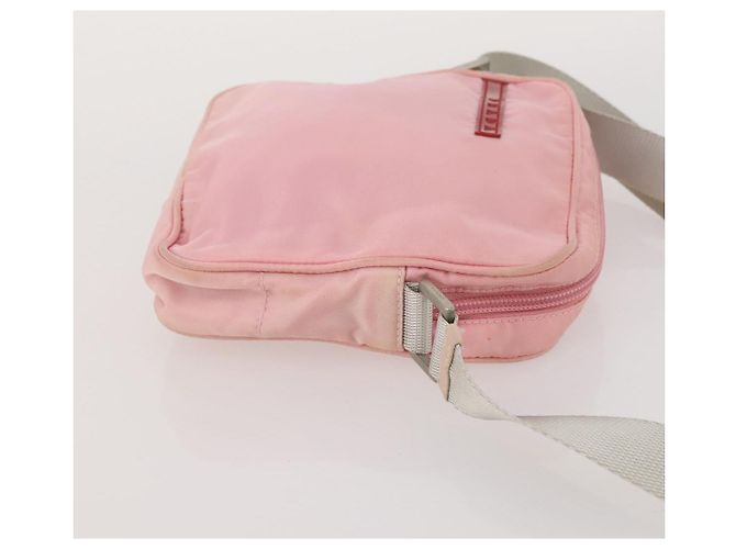 PRADA Borsa Sportiva in Nylon 3 Pezzi Nero Rosa Kaki Auth ti3874 Cachi - vista 11