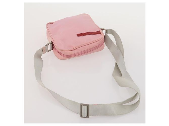 PRADA Borsa Sportiva in Nylon 3 Pezzi Nero Rosa Kaki Auth ti3874 Cachi - vista 12