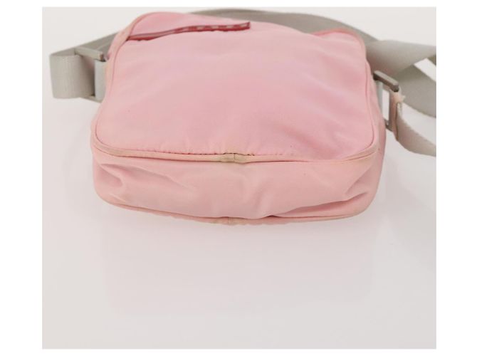 PRADA Borsa Sportiva in Nylon 3 Pezzi Nero Rosa Kaki Auth ti3874 Cachi - vista 14