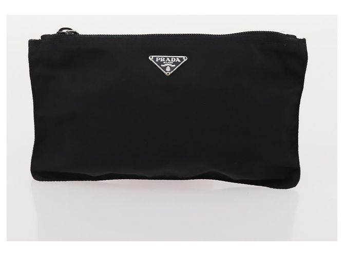 PRADA Borsa Sportiva in Nylon 3 Pezzi Nero Rosa Kaki Auth ti3874 Cachi - vista 16