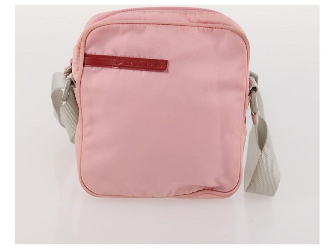 PRADA Borsa Sportiva in Nylon 3 Pezzi Nero Rosa Kaki Auth ti3874 Cachi - vista 9