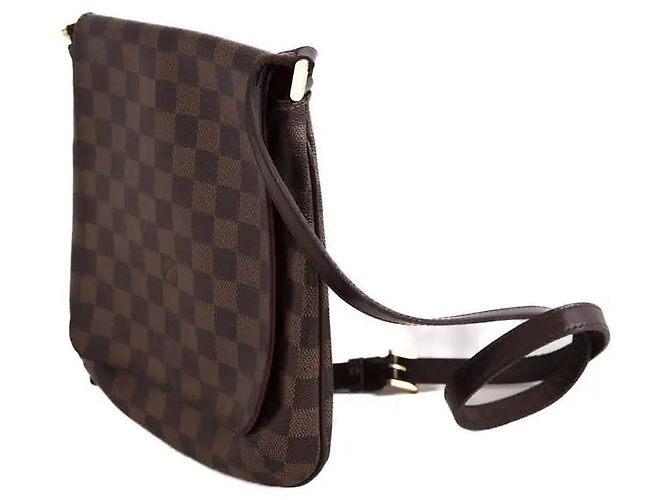 Louis Vuitton Borsa a tracolla marrone - vista 3
