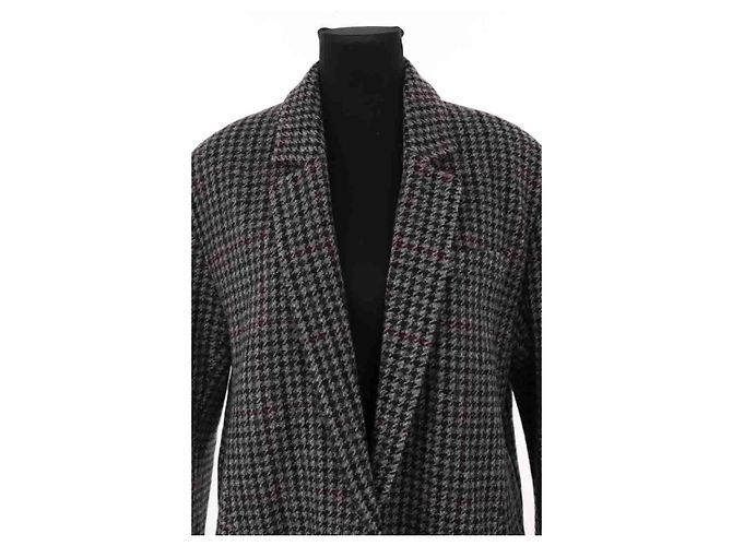 Isabel Marant Etoile Cappotto antracite Grigio antracite - vista 2